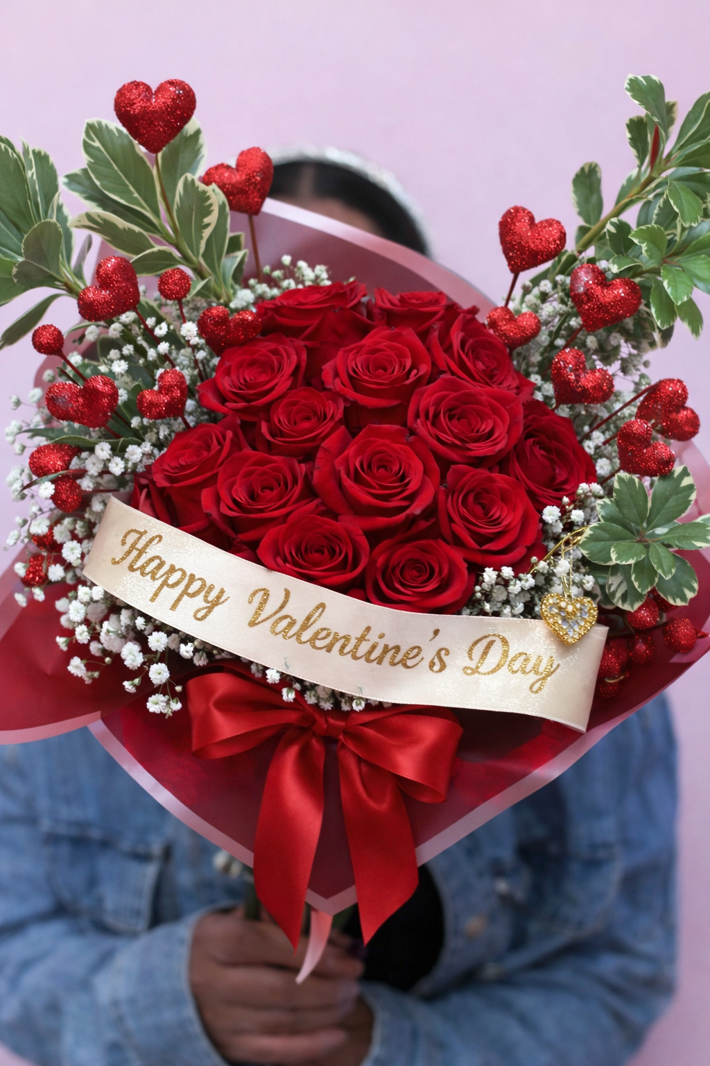 Valentines Small Showstopper - Luxury Small Premium Designer Custom Bouquet