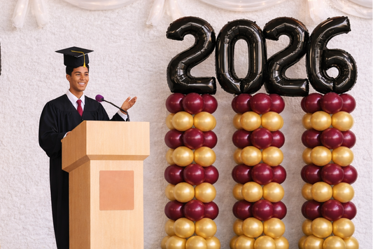 Graduation Balloon Towers 2026 Set  (FOUR CUSTOM)