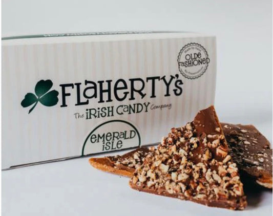 Flaherty's Irish Candy Chocolates - Emerald Isle Pecan and Toffee Flavor
