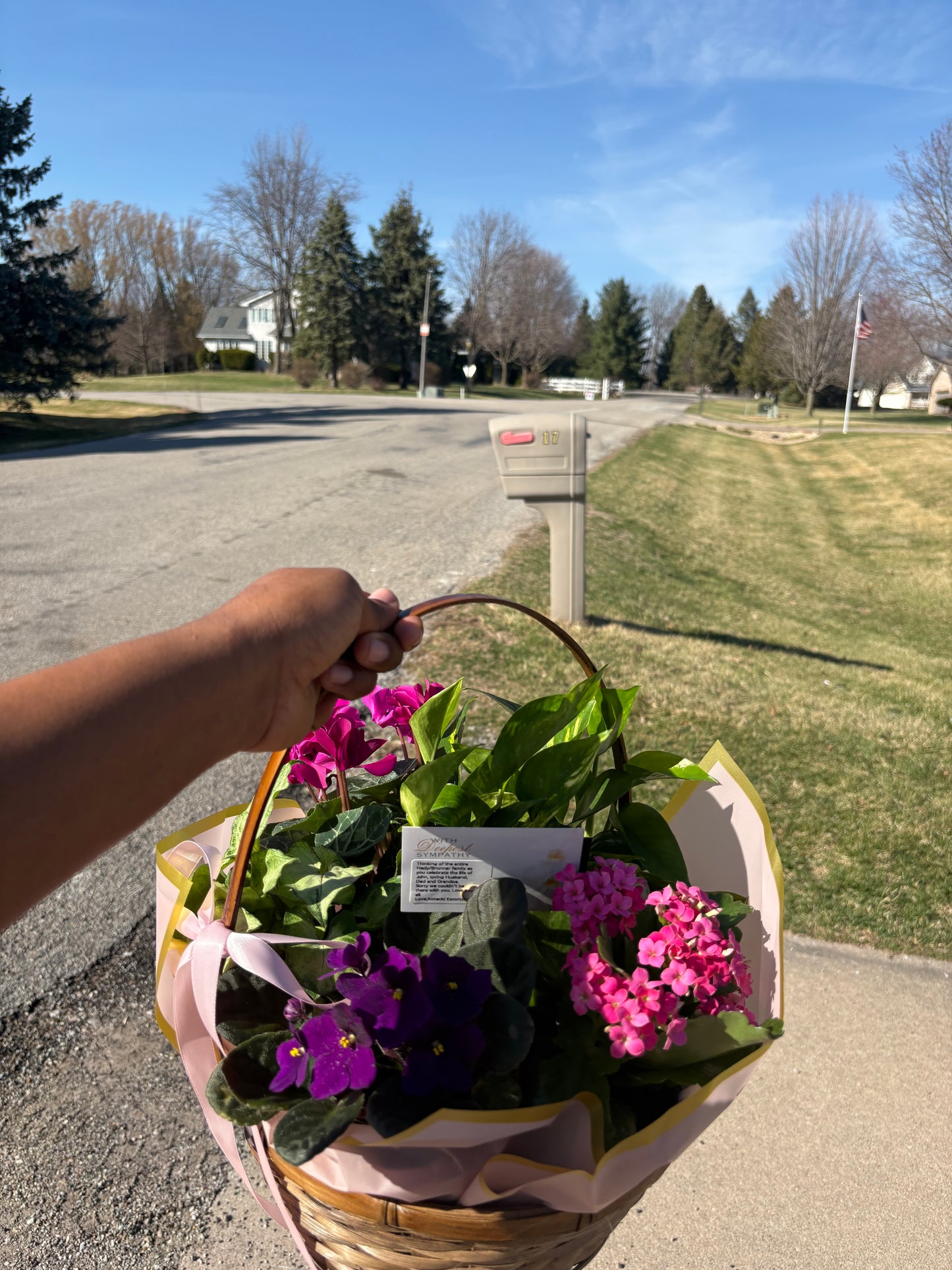 Blooming Garden Basket