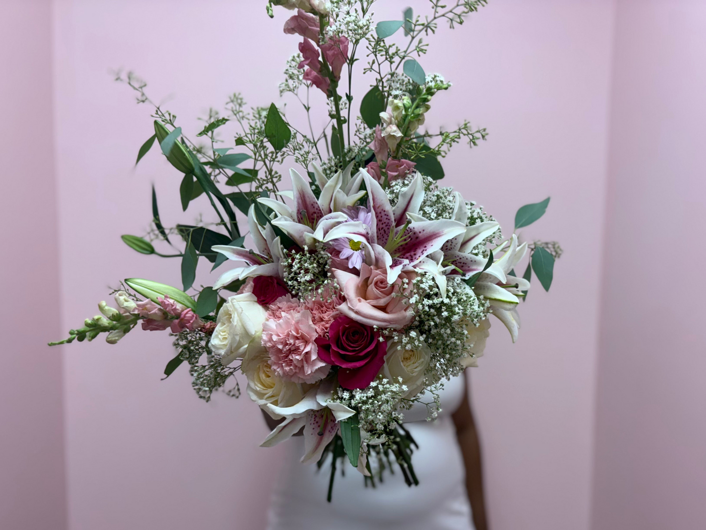 Pure Devotion - Premium Oriental Lilly Bouquet