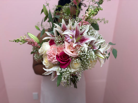 Pure Devotion - Premium Oriental Lilly Bouquet