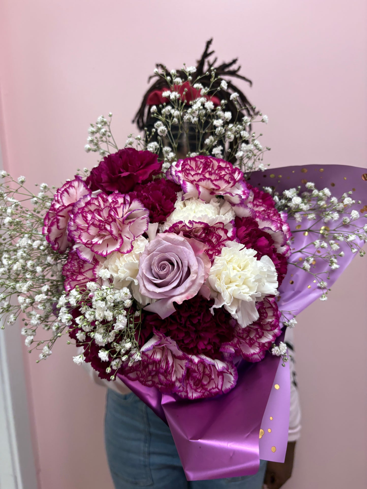My Blessing – Carnation Classic Bouquet (Purple & Lavender)