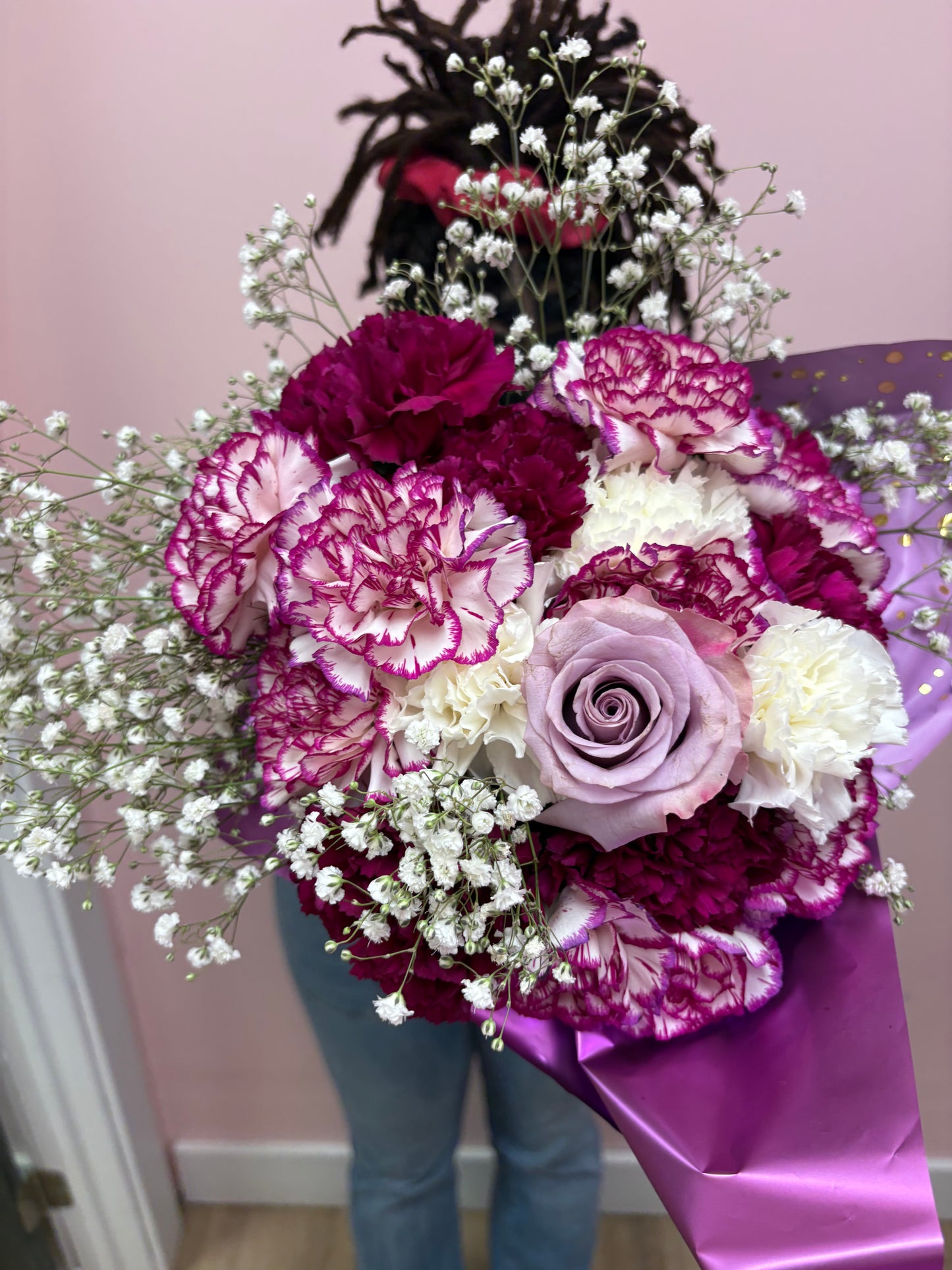 My Blessing – Carnation Classic Bouquet (Purple & Lavender)