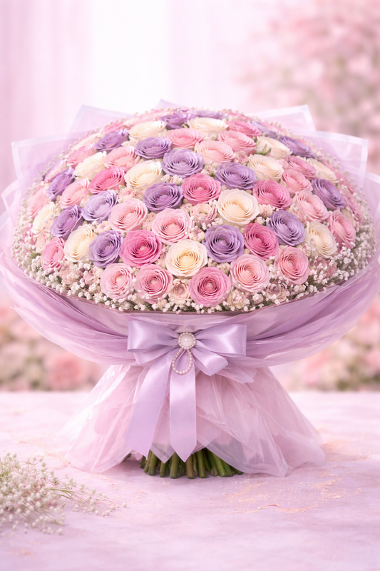 100 Roses - Forever Loving You Rose Bouquet